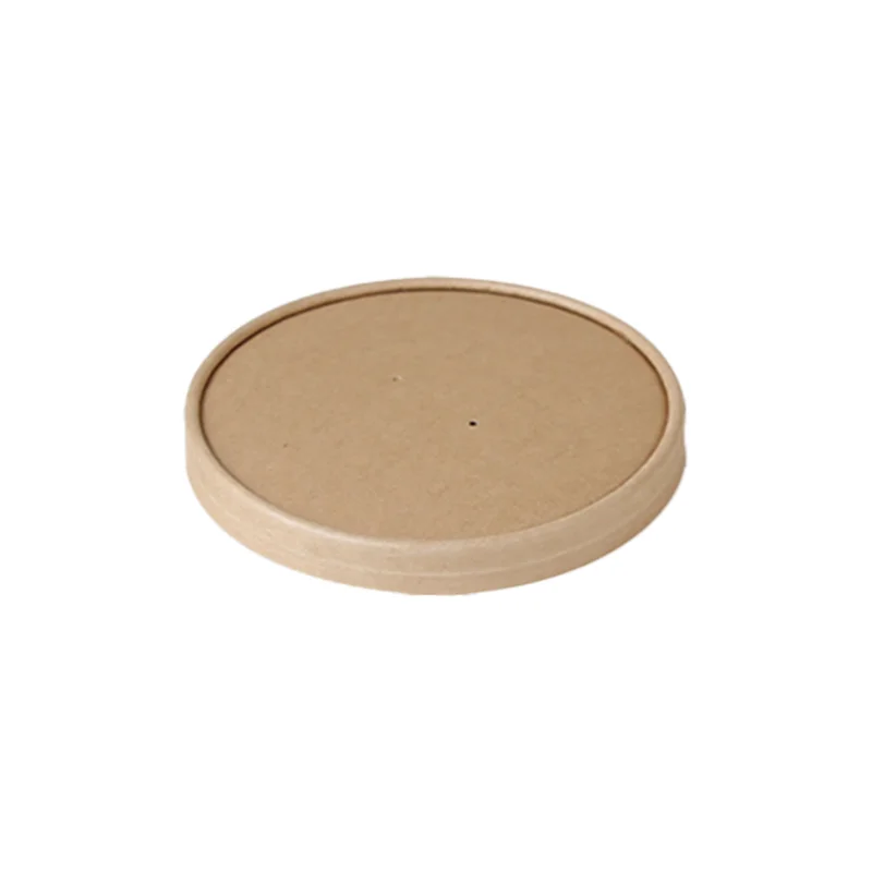 Paper Lid 96mm · Round Kraft Soup Cups (lids) · product image